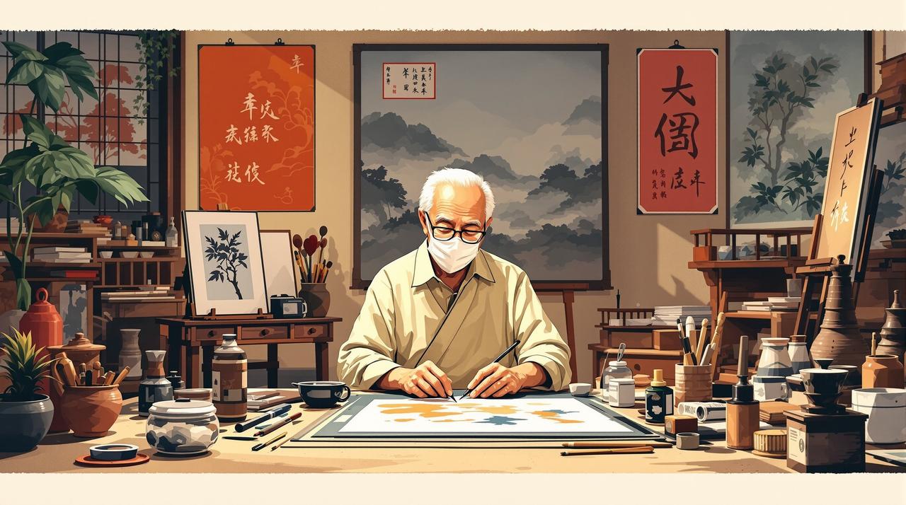 水墨丹青大师专访:用画笔讲述中国故事