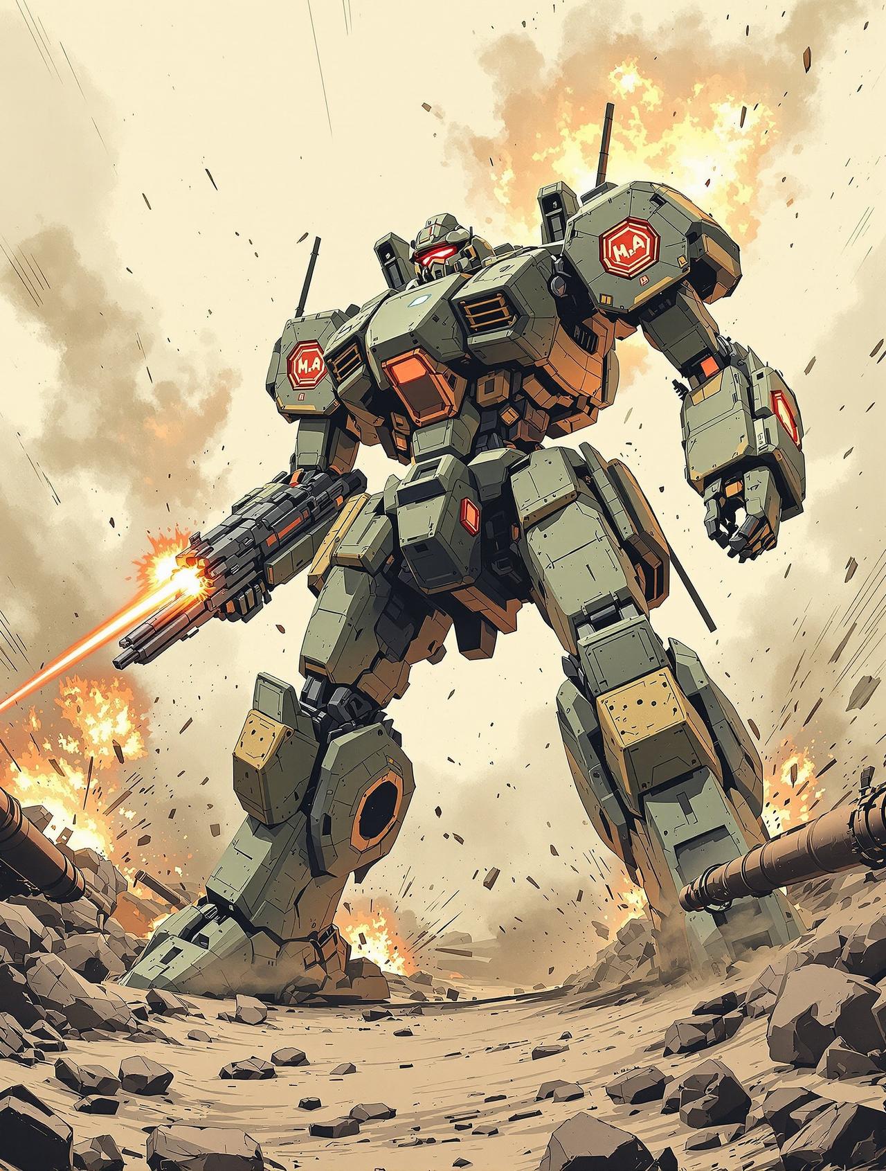 机甲兵王 - 科幻漫画 机甲兵王 - 漫画封面